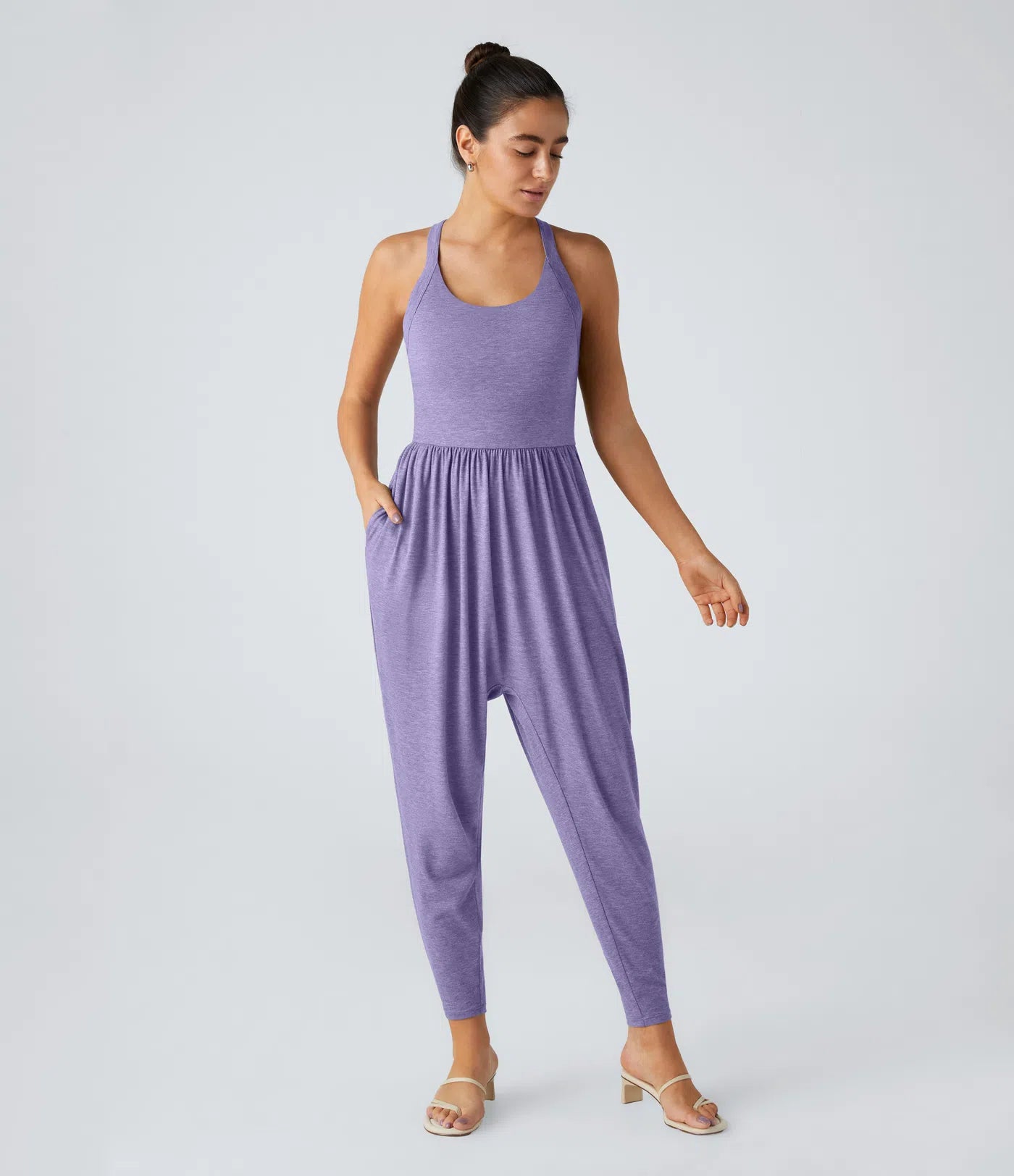 Kombinezon Harem Open Back