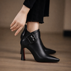 Annavi – Eleganckie botki z klamrą